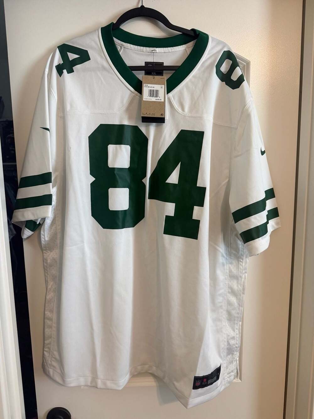 New York Jets Corey Davis Nike White Game Jersey #84